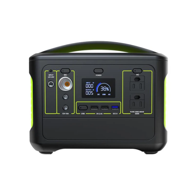 500w/peak 1000w portable power station 568Wh 153600mah Outdoor camping generator lithium battery