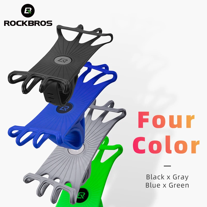 ROCKBROS Bike Phone Holder Bicycle Mobile Cellphone Holder Motorcycle Suporte Celular For iPhone Samsung Xiaomi  Holder Non-slip