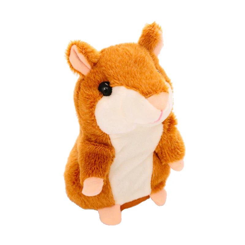 Electronic Plush Hamster Dolls Figure Lovely Talking Russian Hamster Toys Speak Talking Sound Recorder Toys Gift for Children