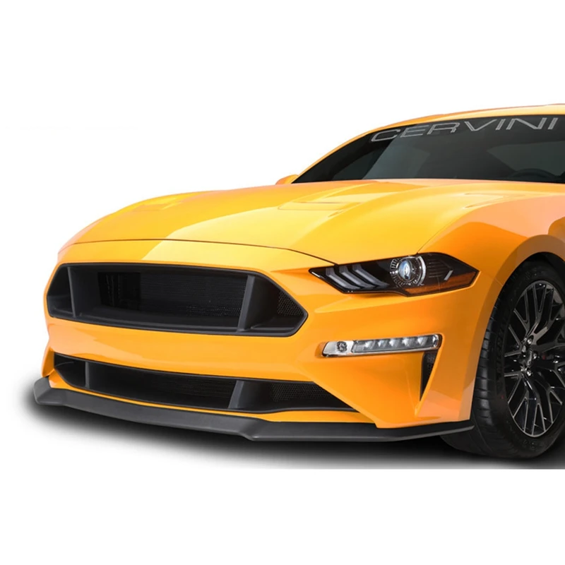 FRP/Carbon Fiber Car Front Bumper Honey Mesh Grille Honeycomb Grills For Ford Mustang 2018-2019 Car Styling