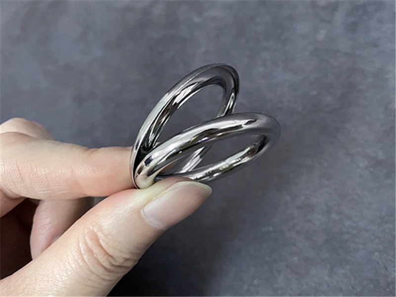 Ellis Ring 2.0 Magic Tricks Stage Close-up Magia Ring Appear/ Vanish Magie Mentalism Illusion Gimmick Prop Ring and Chain Magica