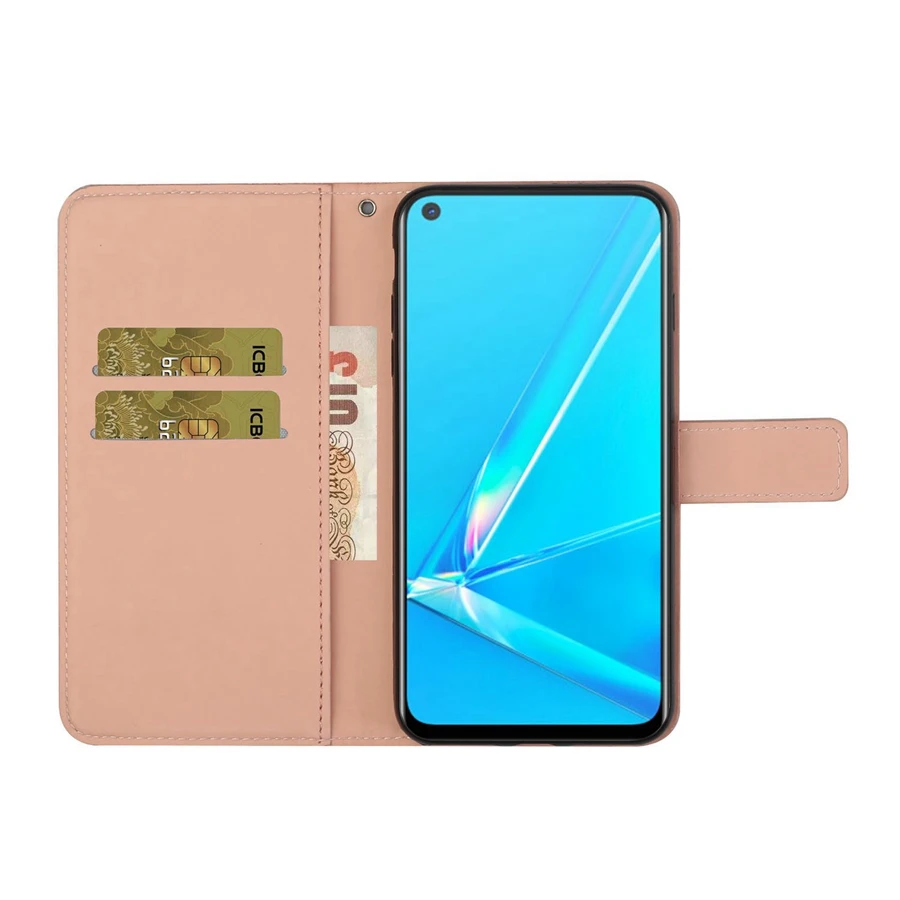 Oppo A53 A37 A15 A93 A92 A12 A52 A9 A5 2020 A73 A31 Case For OPPO A3s A5s A1K A72 A7 A12E A5 A8 Cover Flip Leather Wallet Etui