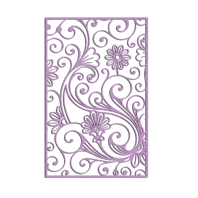 InLoveArts-troqueles de marco de flores, troqueles de corte de Metal de fondo, para fabricación de tarjetas, recortes, decoración, plantilla artesanal, 2019