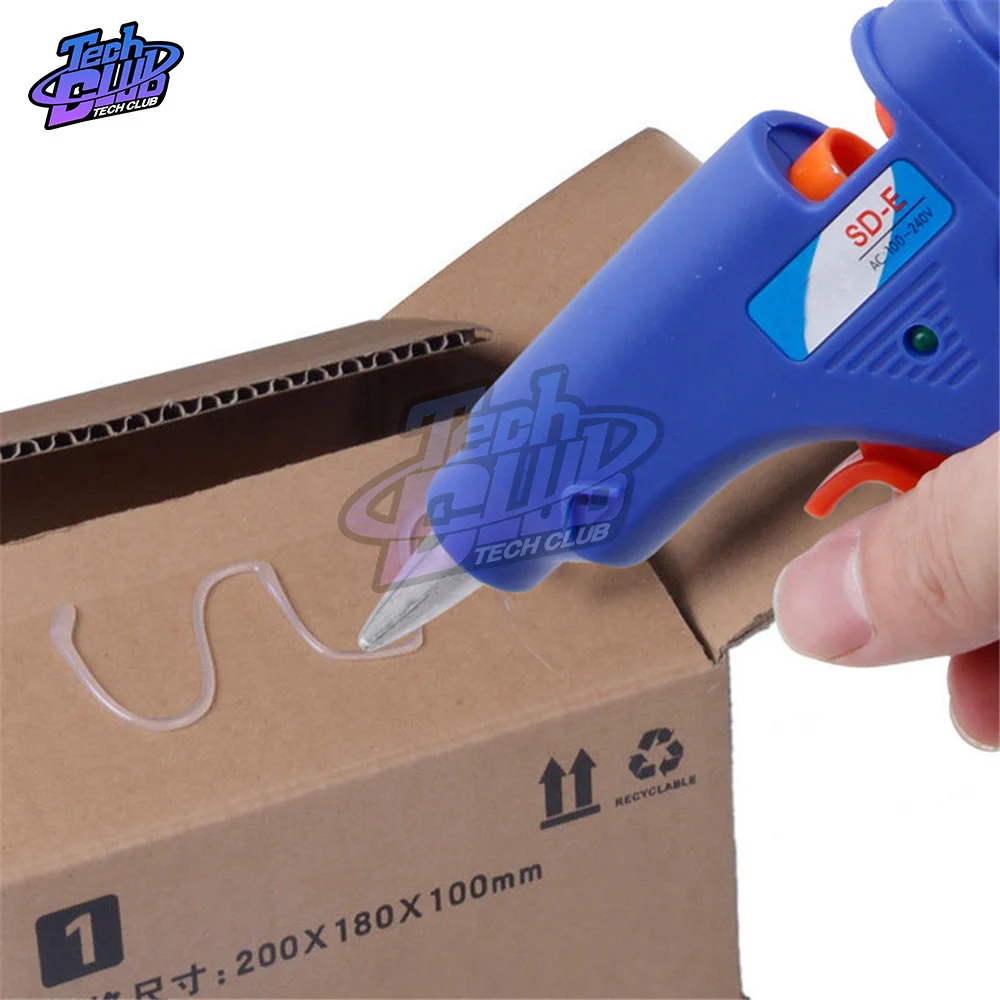 20W High Temperature Heater Hot Melt Glue Gun Repair Tool Mini Heat Gun EU/US Plug Use 7MM Hot Melt Glue Stick