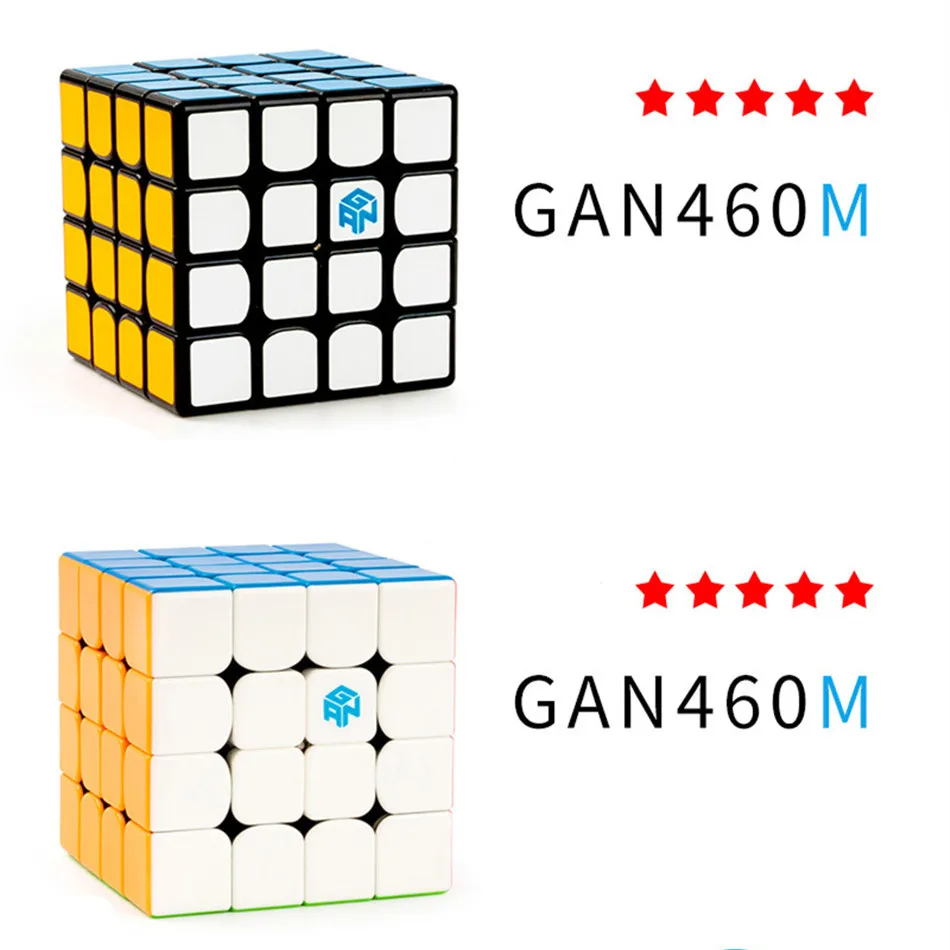 GAN460M المغناطيسي 4x4x4 المكعب السحري GAN460 M 4x4 مكعب السرعة غان 460 متر لغز مكعب 4x4x4 كوبو ماجيكو غان 460 #5