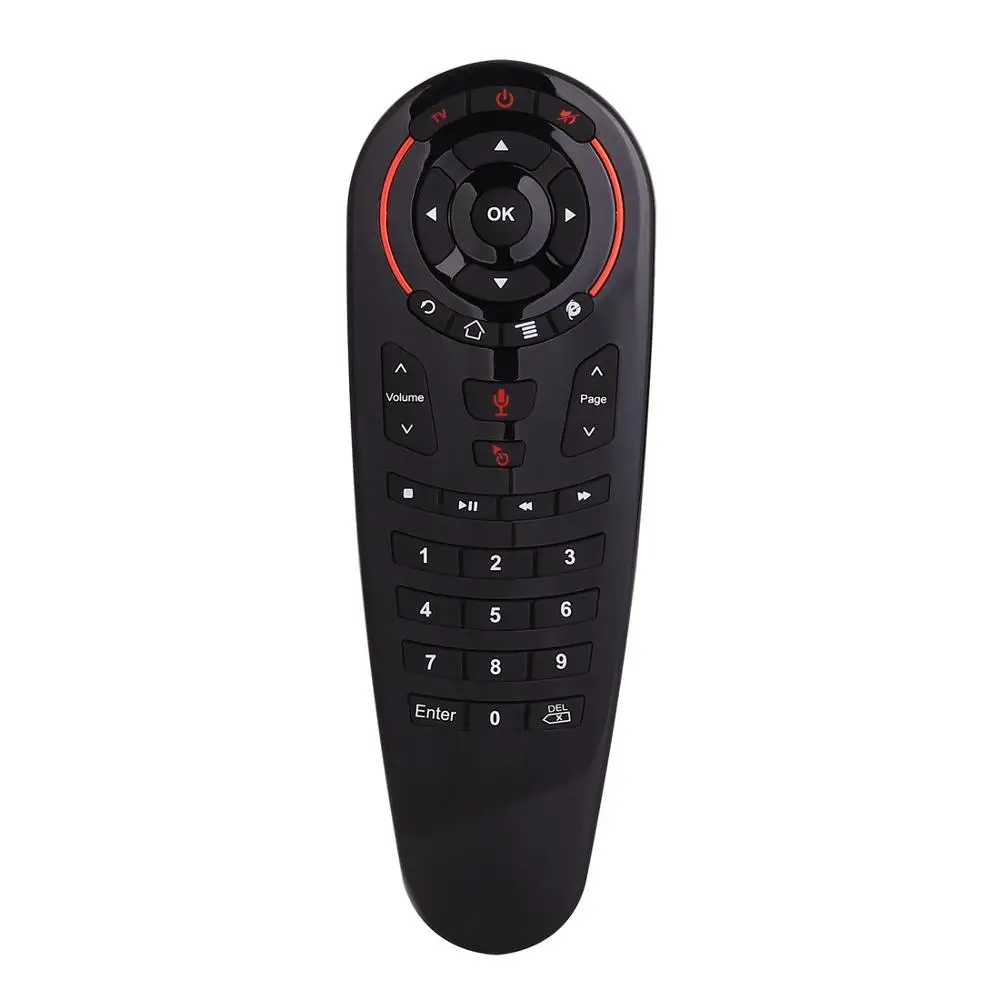 Air Mouse głosowy G30S 33 klawisze do nauki 2.4G bezprzewodowy pilot inteligentny głos dla tv box z androidem X96Q G30 PC PK G10S G50S