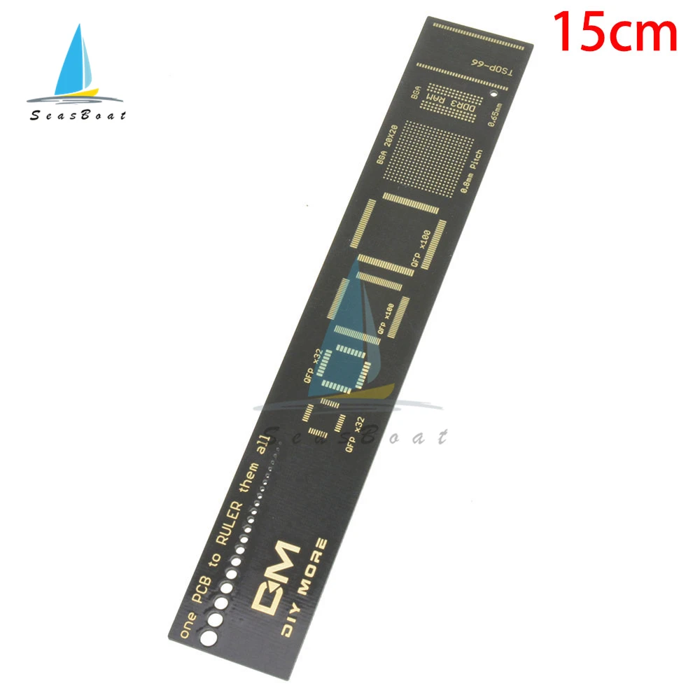 Multifunctional PCB Ruler 4cm 15cm 20cm 25cm Measuring Tool Resistor Capacitor Chip IC SMD Diode Transistor Electronic Tools