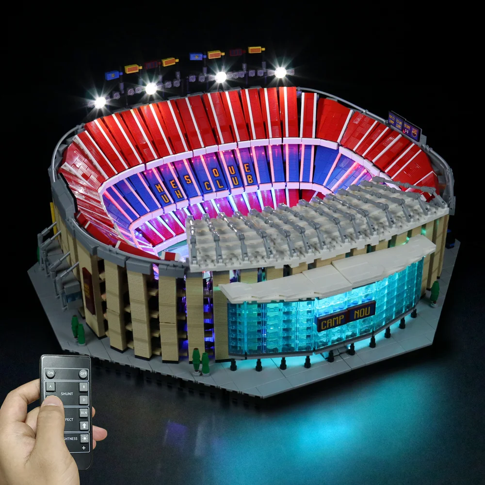 Vonado LED Lighting Set for 10284 Camp Nou – FC Barcelona Collectible Model Toy Light Kit, Not Included the Building Block