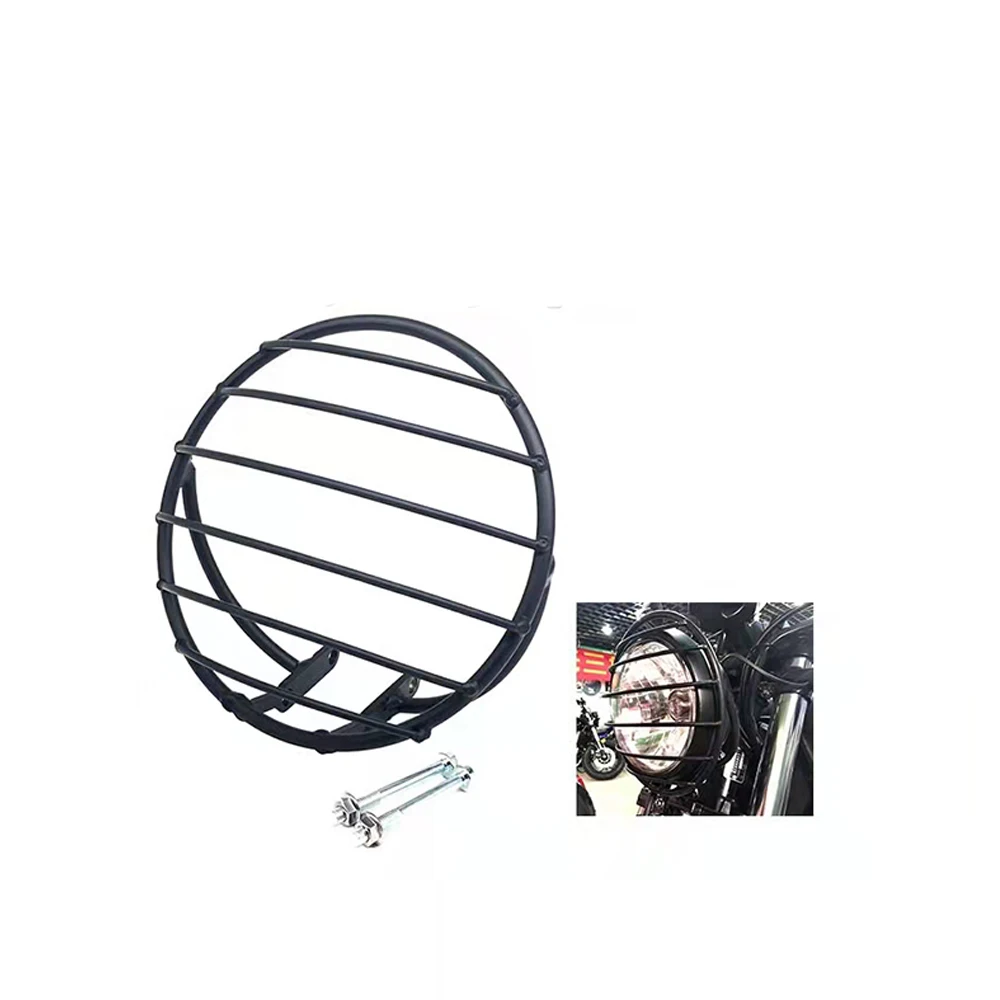 For KEEWAY K Light 125 K Light 202 Headlight Protection Net Retro Anti-Collision Lampshade Alloy r Motorcycle  Accessories