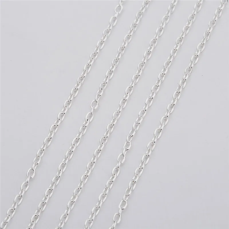 5Meter Breedte 2/2.5/3 Mm Iron Open Link Chains Diy Bulk Lot Kc Goud Kleur Metalen Ketting Lot Ketting Bevindingen Voor Sieraden Maken