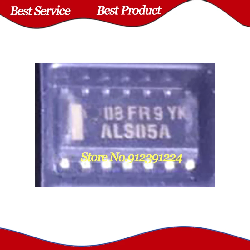 SN74ALS05ADR ALS05A SOP14 ، جديد وأصلي ، في المخزون ، 20 قطعة