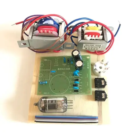 Amps Single Lamp Starter Kit 6J1 Amplifier Kit Mono Tube Amplifier Drive 5 Watt Speaker