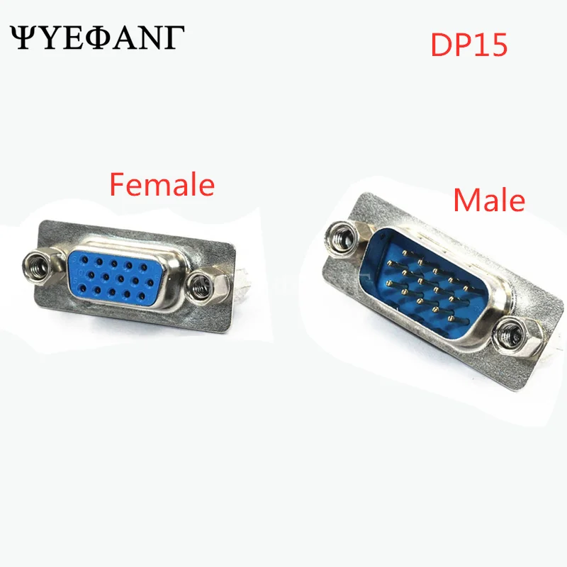 5PCS DB9 DB15 DB25 DB37 9/15/25/37 Pin Straight 180 Degree Male Female Plug D-sub PCB Mounting Connector DP9 DP15 DP25 DP37