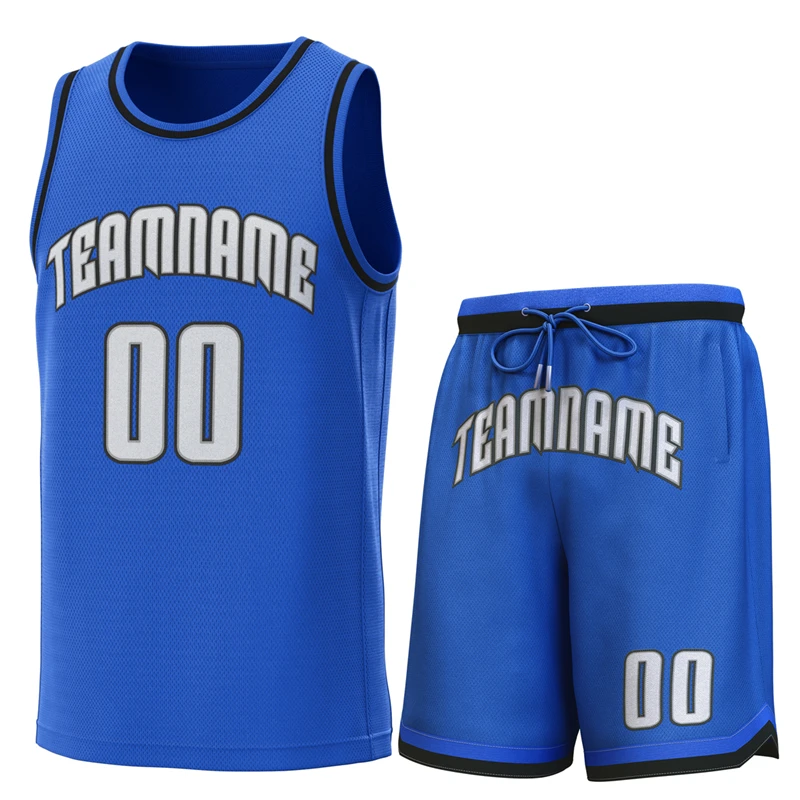 Top Quality Basketball Jersey Set Embroidery Basketball Vest With Shorts Custom Stitching Team Name Number Training Shirt Men