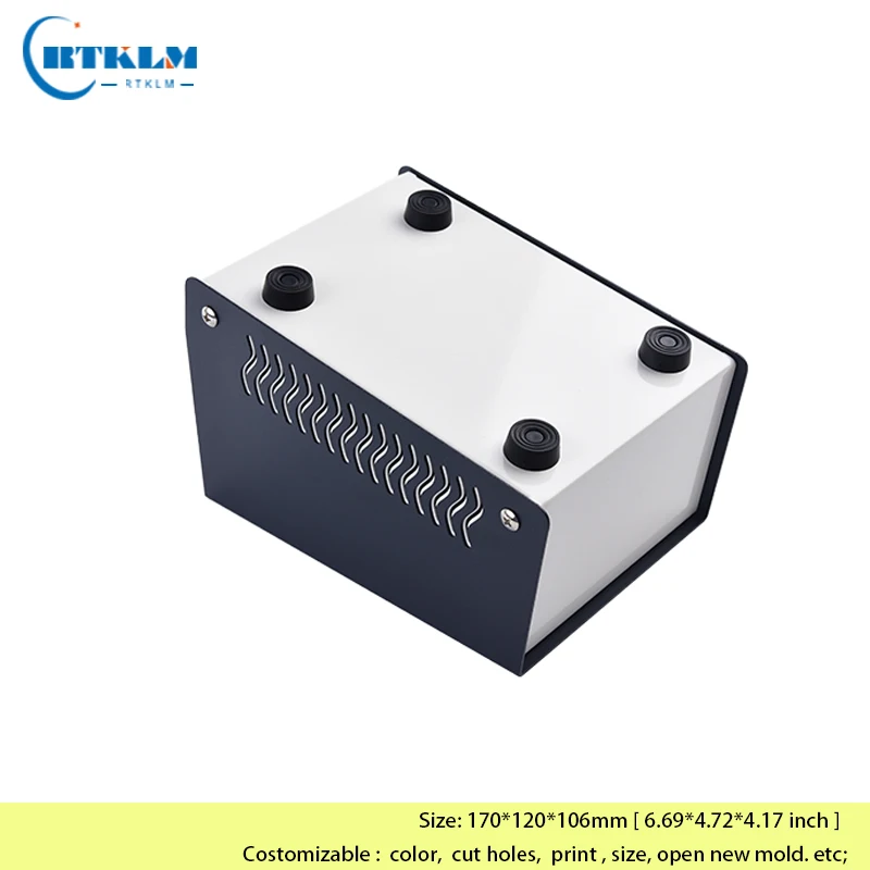 Iron project box DIY enclosures for electronics junction box iron power supply instrument case wire connection box 170*120*106mm