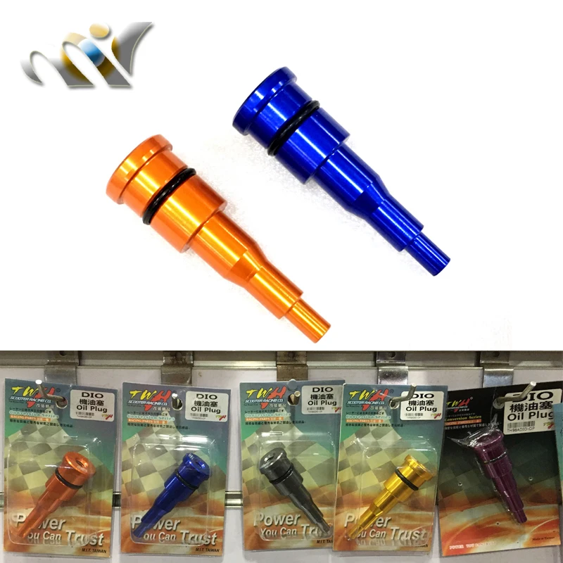 Tajwan TWH produkty akcesoria motocyklowe wtyczka oleju dla DIO 50 ZX50 AF17 AF18 AF27 AF28 AF34 AF35 DIO50 ZX 50