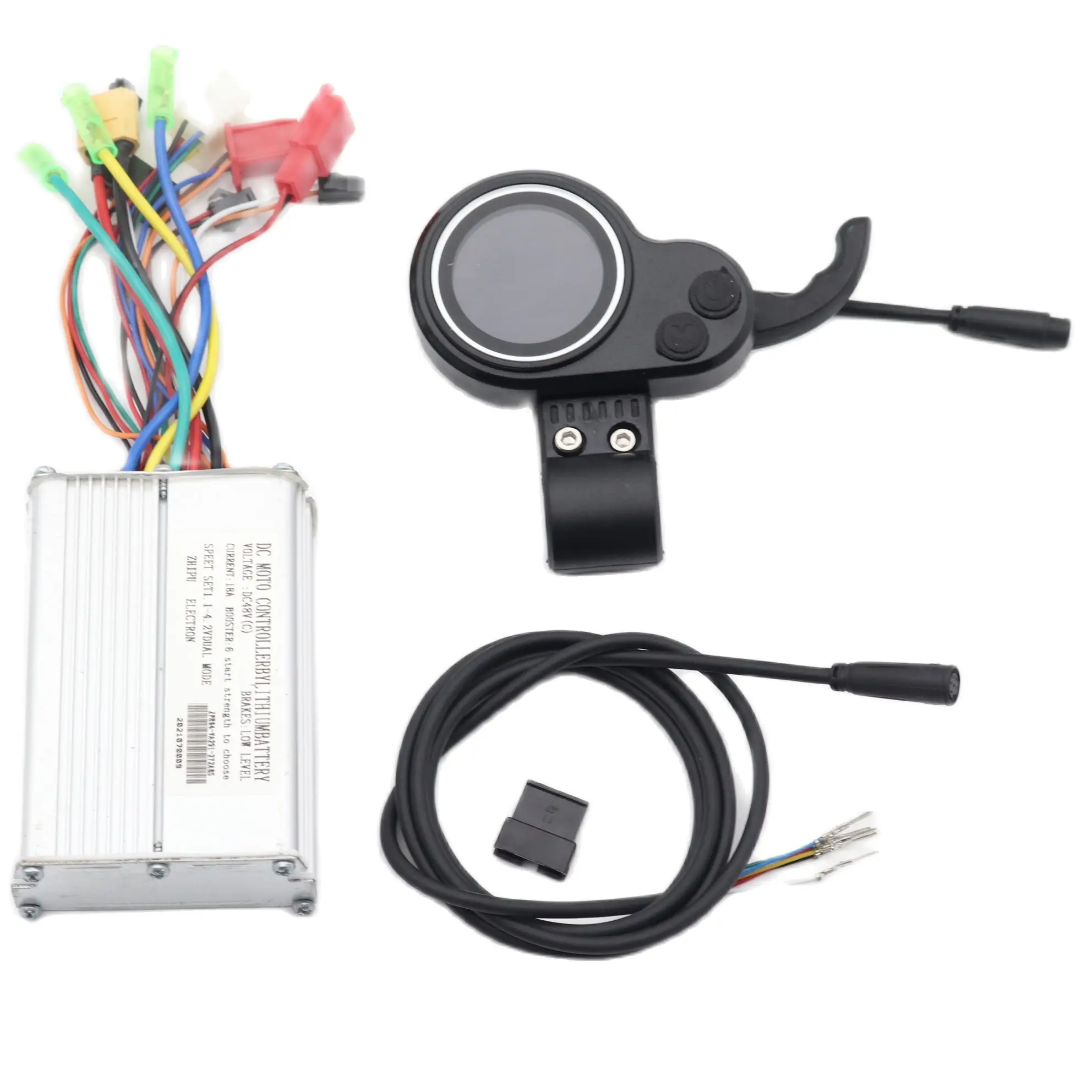 Brushless Controller Electric Scooter Controller E‑Bike Motor Controller with LCD Thumb Shifter E‑Bike Speed Driver for 450/500W