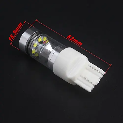 1 PAIR T20 7443 / 7444 DUAL FILAMENTS HIGH POWER CREE XBD Chips LED BULBS SUPER BRIGHT Parking LIGHT NO ERROR FOR VEHICLES