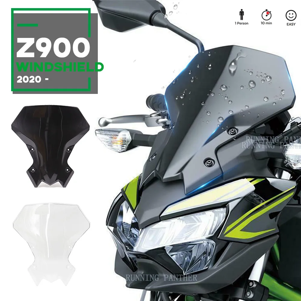 

Подходит для KAWASAKI Z-900 Z 900 Z900 Z650 2020 2021 2022, спортивный козырек для мотоцикла, туризма, ветрового стекла, козырек, дефлектор