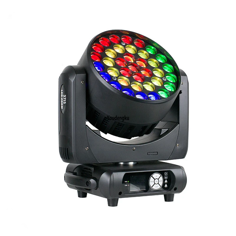 2pcs Zoom Wash aura movinghead led 37x15w Rgbw 4 in 1 Led dmx stage Disco moving head lights