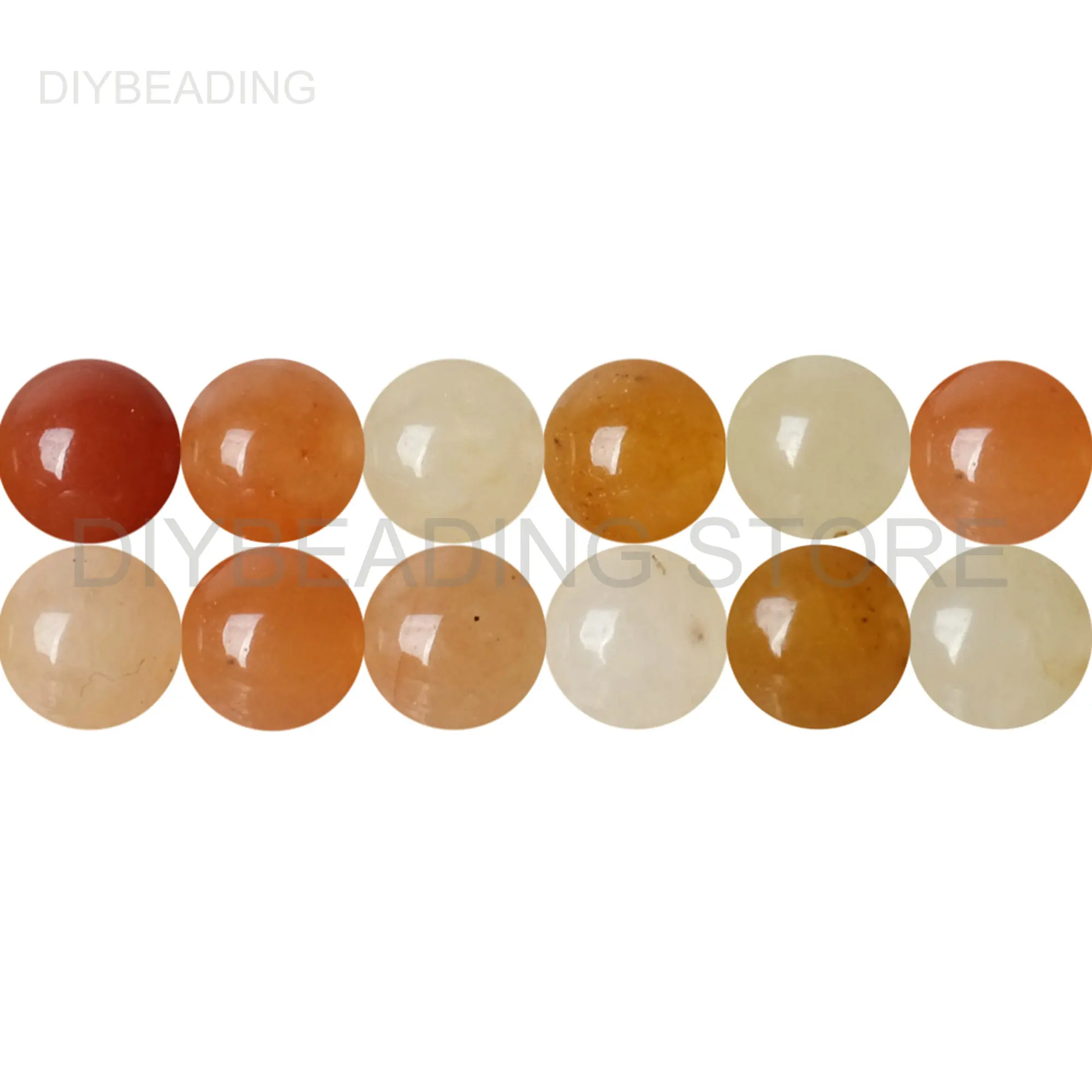 

Natural Gobi Jade Semi Precious Stone Beads for Jewelry Craft Beading Drilled 2 Holes Smooth Round 4 6 8 10 12mm Spacer Beads