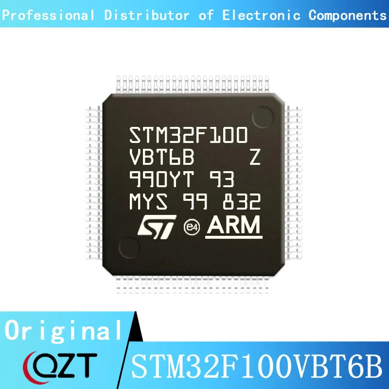 

10pcs/lot STM32F100 STM32F100VB STM32F100VBT6 STM32F100VBT6B LQFP100 Microcontroller chip New spot