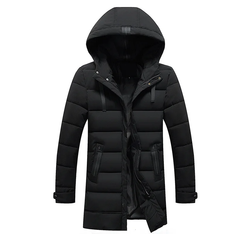 FAVOCENT-Parka longue à capuche pour homme, veste super chaude, haute qualité, grande taille 5XL, loisirs, hiver