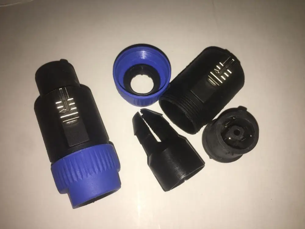Imagem -02 - Neutrik Conector Pin Profissional Ohm Adaptador Jack de Áudio Estéreo Plug Especial 10 Peças Lote Nl8fc