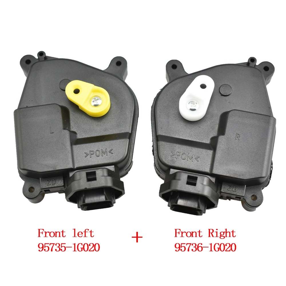 2pcs/set Front right 95736-1G020 and left 95735-1G020 Door Lock Actuator For Hyundai Accent 2006-2011 Kia Rio Rio5 1.6L