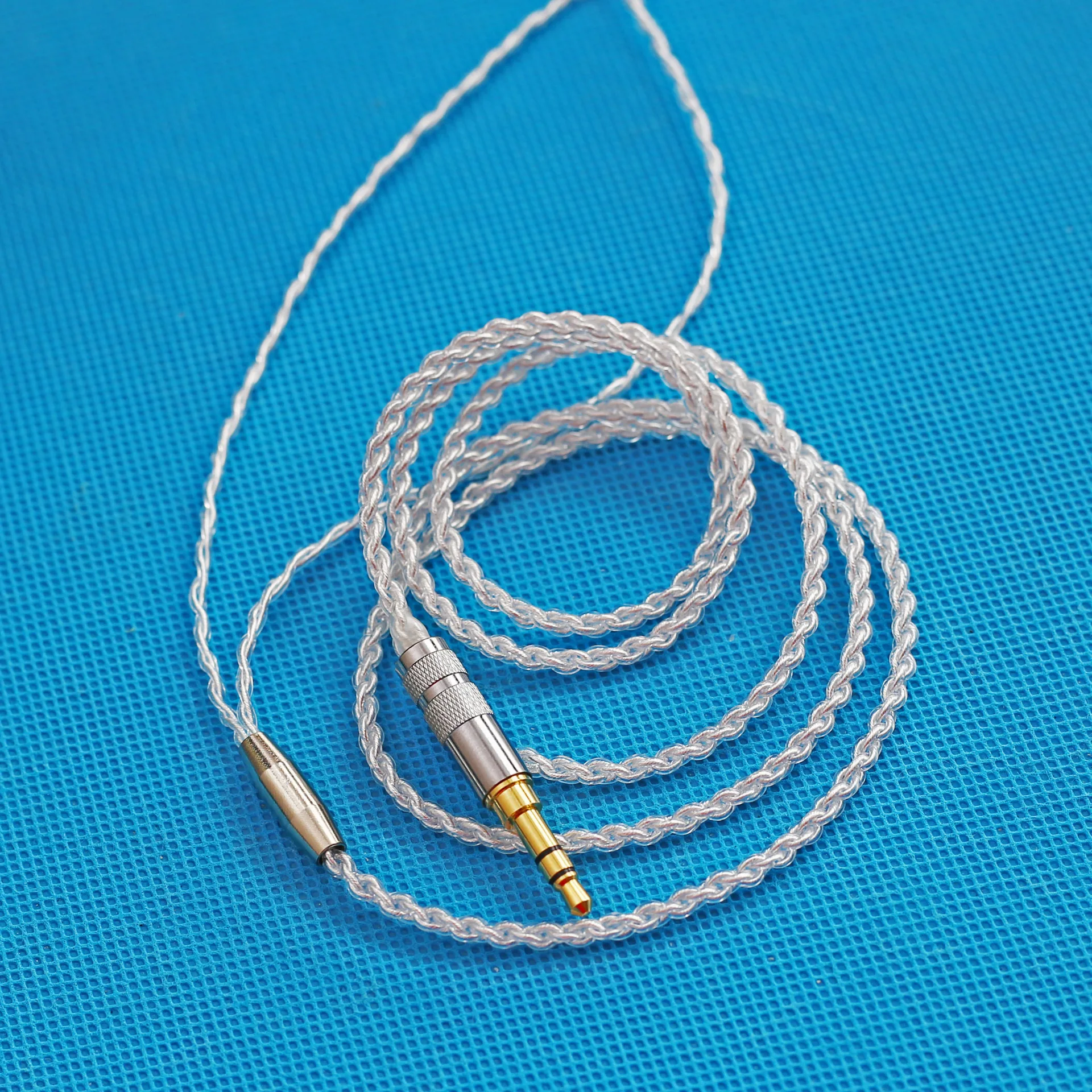 لتقوم بها بنفسك الفضة مطلي سماعة سلك لا تأثير التسمع