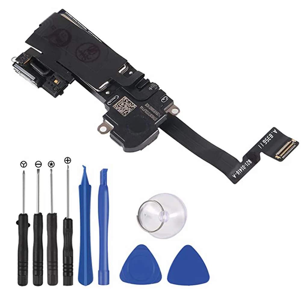 

Light Sensor Flex Cable Ribbon For iPhone X XR XS XS MAX With Ear Speaker Replacement Receiver Earphone Parts with Tool Kit