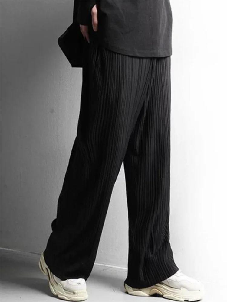 Men's Straight Pants Spring And Autumn New Classic Dark Fashion Trend Casual Versatile Loose Large Size Casual Pants