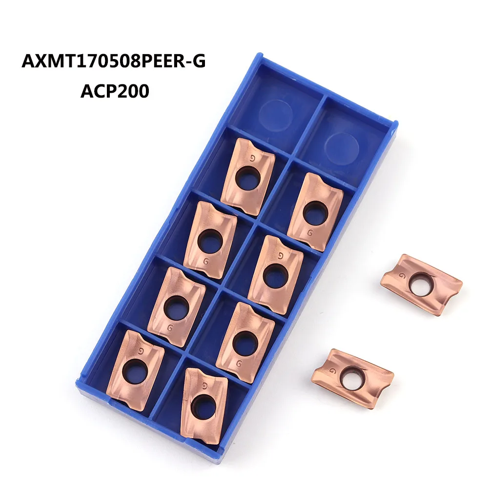 AXMT170508PEER-G ACP200 Carbide Dụng Cụ Xoay, Chất Lượng Cao Phay CNC Lắp, Tiện Bằng Máy CNC Phay Lắp