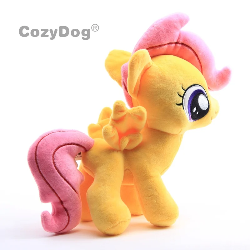 Lenght 32 Height 24cm Cartoon Anime Rainbows Unicorn Horse Plush Toys Doll Peluche New Arrival Women Kids Birthday Gift