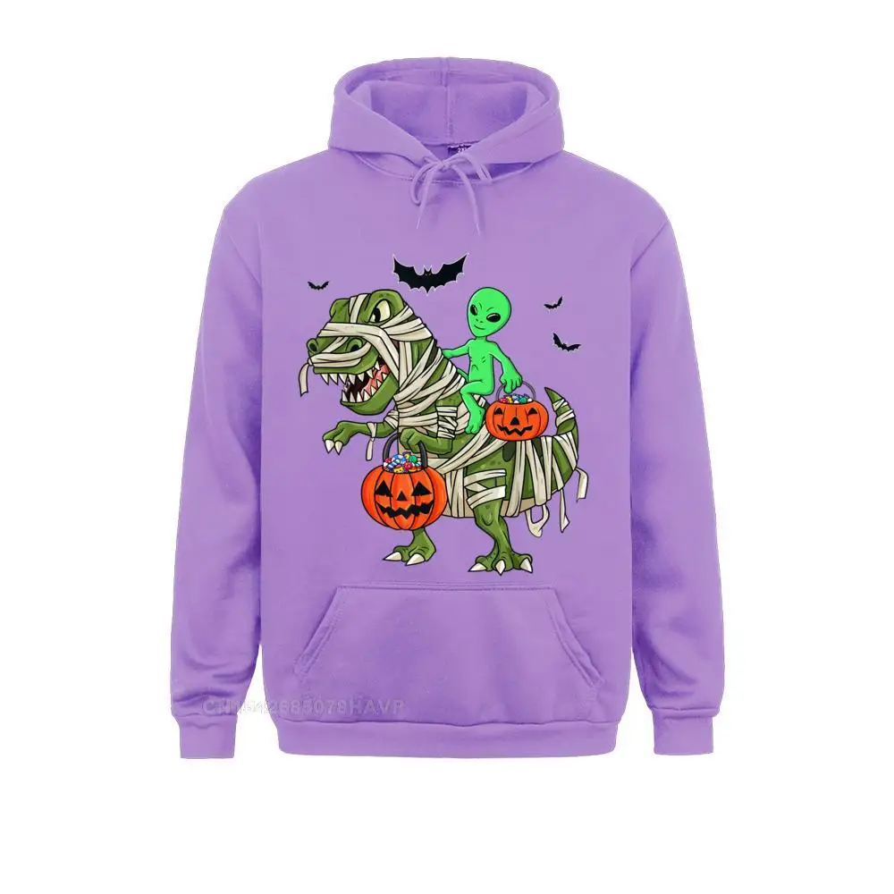 Halloween Alien Riding T Rex Funny Graphic Hoodie Gothic Clothes Sweatshirts Women Men Hoodies Prevalent Harajuku Clothes Geek