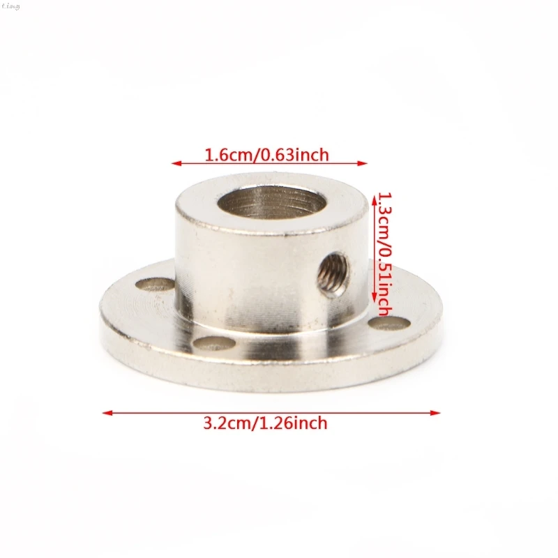 Hot New 4mm Rigid Flange Coupling Motor Guide Shaft Coupler Motor Connector High Quality Flange Coupler