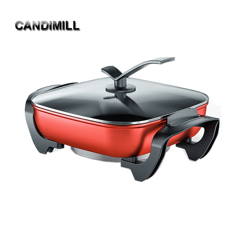 

CANDIMILL Multifunctional Home Electric Cooker Heating Pan Pasta Noodles Cooking Skillet Frying Pot Hot Pot