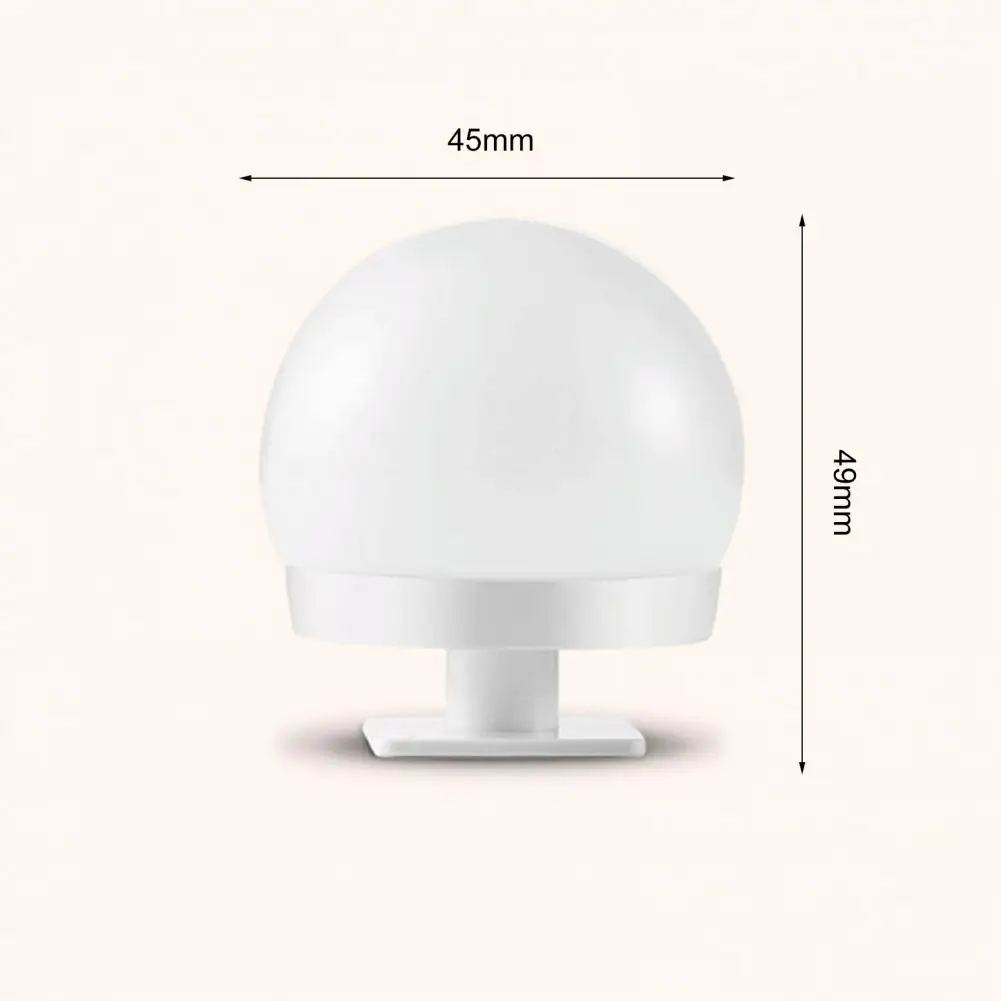 Lampadine a specchio per trucco a LED 1 Set trucco autoadesivo luce uniforme ABS 9 livelli luminosità lampada di riempimento fai-da-te per la casa