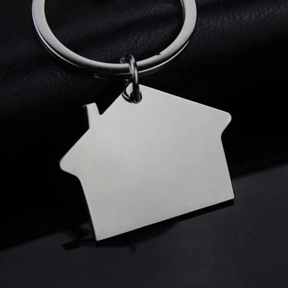 Modern House Home Keychain Key Chain Keyring  Cabin Small House Hanging Pendant Keyring Key Holder Keychain Bag Purse Decor New