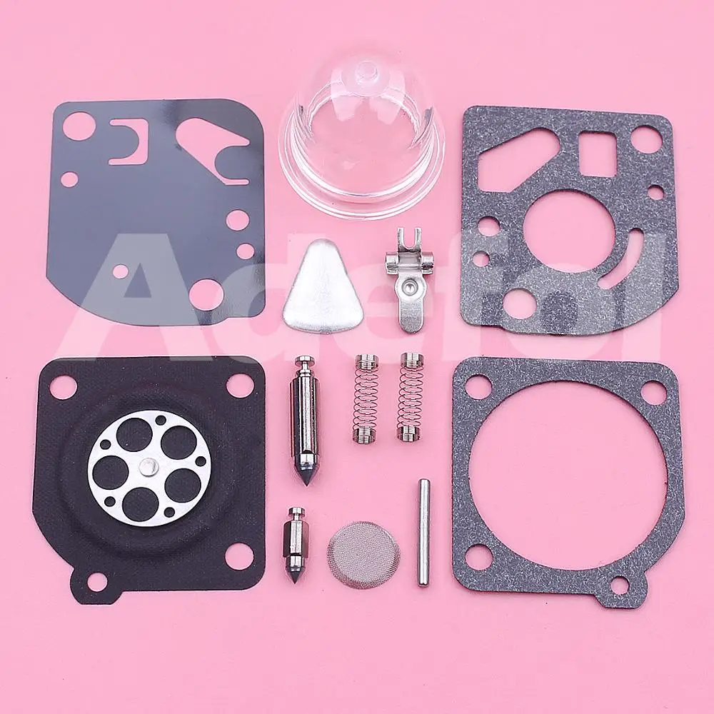 5pcs Kit di Riparazione Carburatore Per Husqvarna 125 125R 128R 124L 124C 125C 125E 128L 128CD 128LDX 128DJX 128LD 128RJ Tagliaerba