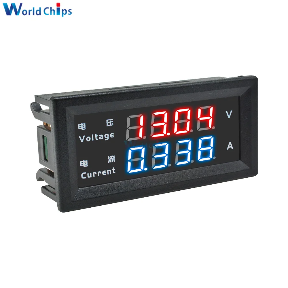 M4430 DC 100V/200V 10A Digital Voltmeter Ammeter 0.28\'\' LED Display High Precision Volt AMP Meter