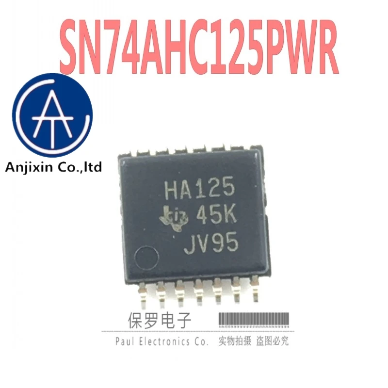 

10pcs 100% orginal and new logic chip SN74AHC125PWR silk screen HA125 TSSOP-14 in stock