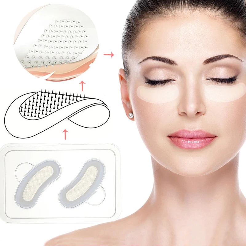 

Micro Needle Eye Patches with Hyaluronic Acid Microneedle Eye Mask for Fine Lines Wrinkles 5 Pairs