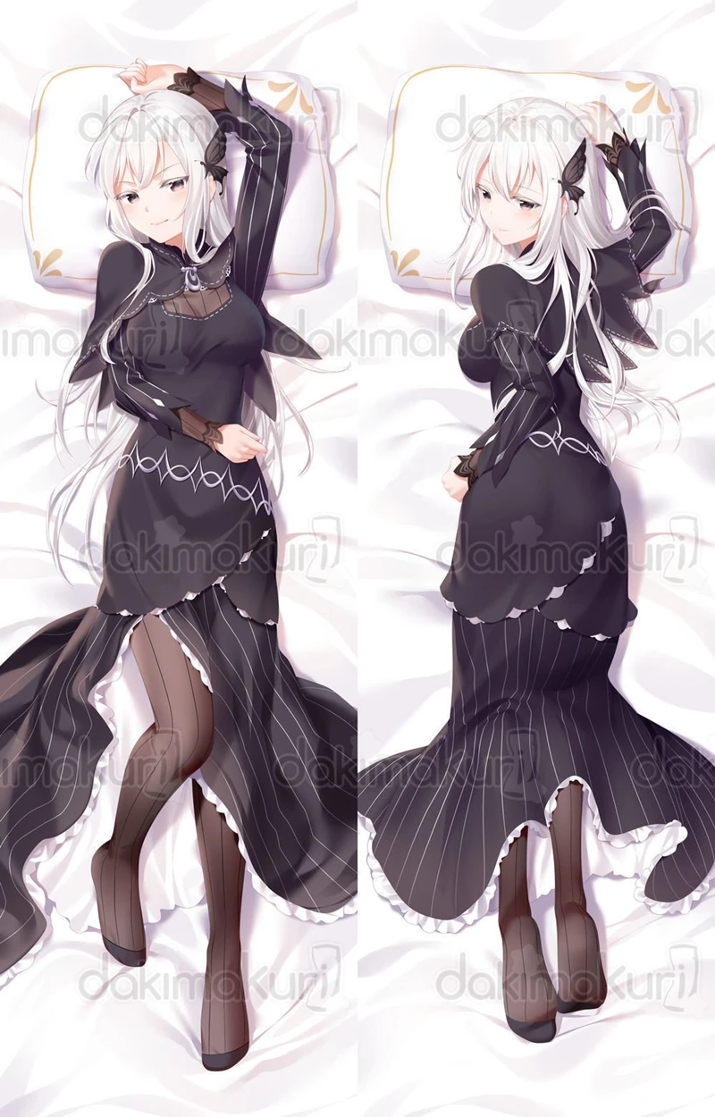 Dakimakura Anime Echidna（Re:ZERO）Double-sided Print Life-size Body Pillow