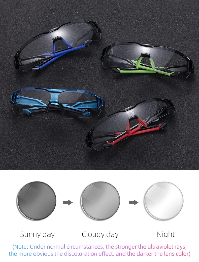 ROCKBROS Radfahren männer Gläser Polarisierte Radfahren Gläser Sport MTB Bike Gläser Frauen Im Freien Sonnenbrille Radfahren Brillen Goggle – Detail 4