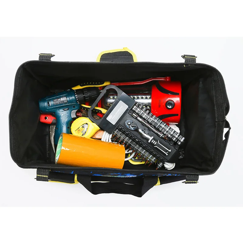 Travel Large Capacity Tool Bag Canvas Portable Climbing Storage Tool Box Organizer Bolsa Herramientas Tool Backpack BD50TB