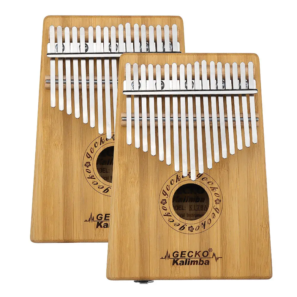 

K17BA 17 keys Kalimba Bamboo B Tone Thumb Piano Finger With Tune Hammer