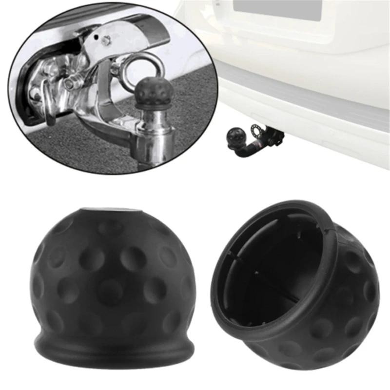 Universal 50mm Tow Bar Ball Cover Cap Ball hood for Trailer Protect car accessories repair tool Rubber acid alkali resistance