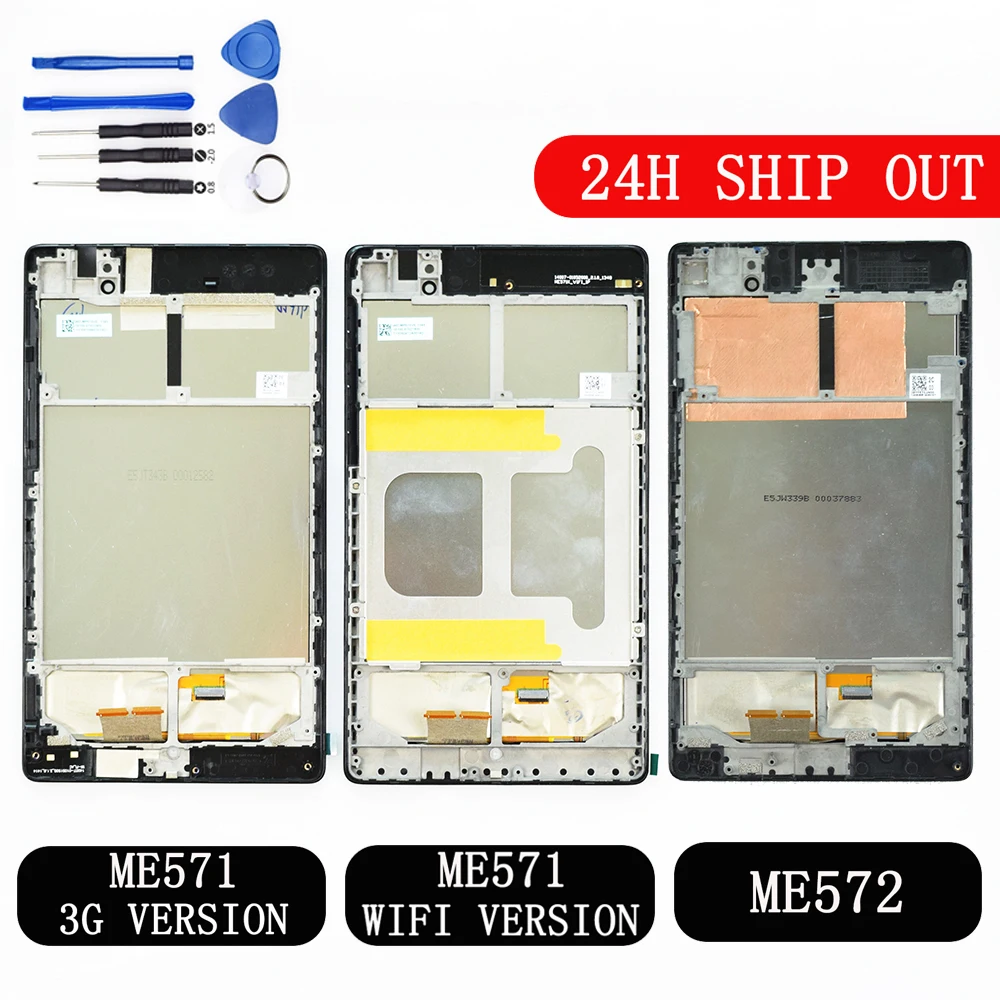 

For ASUS Google Nexus 7 2nd 2013 FHD ME571 ME571K ME571KL ME572 ME572CL K008 K009 LCD Display Touch Screen Digitizer Assembly