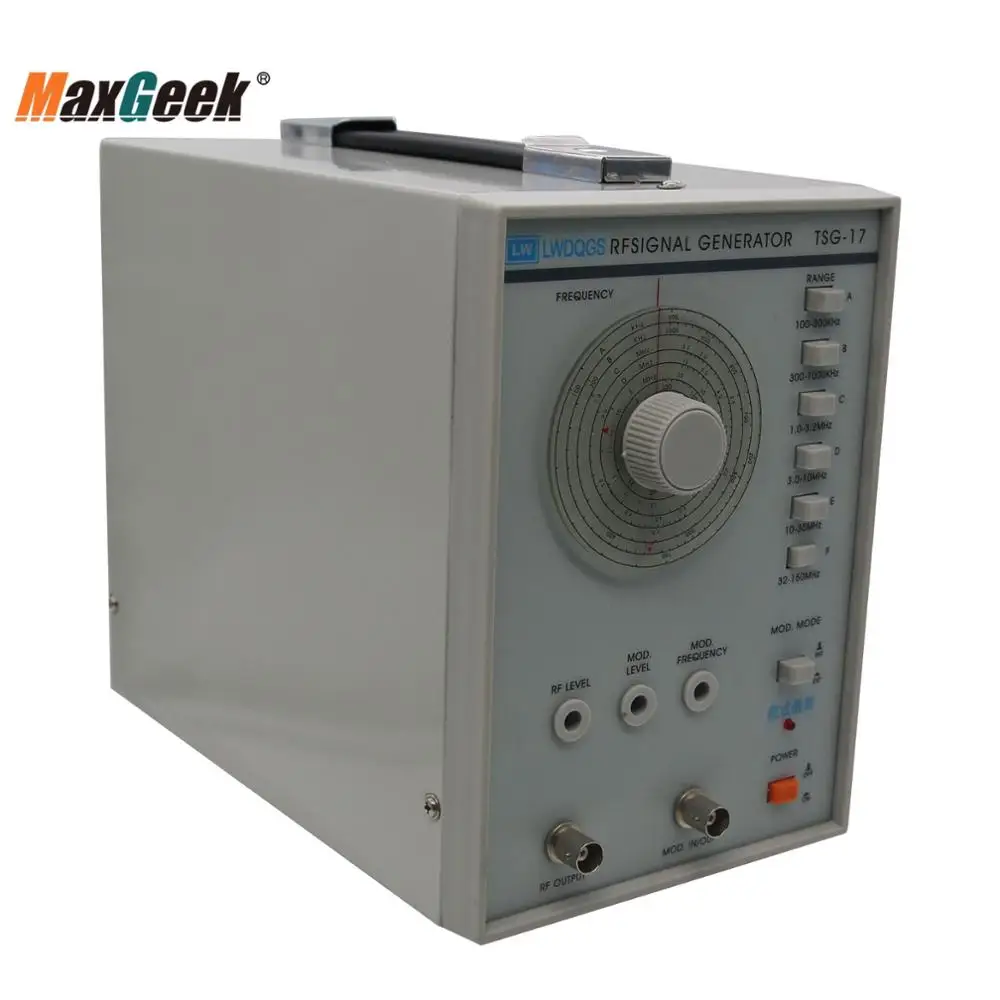 Maxgeek 110V High Frequency Signal Generator RF Radio Frequency 100KHz-150MHz